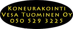 Koneurakointi Vesa Tuominen Oy logo